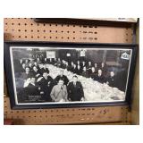 20-Inch Antique Group Photo in Frame