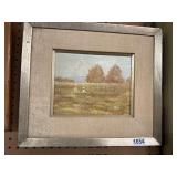 Framed Painting of Outdoor Scene, 14ï¿½17