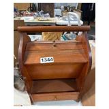 Wooden Wall-Mounted Bread Box