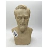 Walter Russell Signed Bust Sculpture