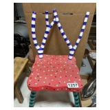 Hand-Painted Decorative Chair