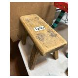 Small Rustic Wooden Stool