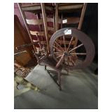 Wooden Spinning Wheel with Pedal