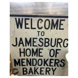 Jamesburg Mendokers Bakery Sign