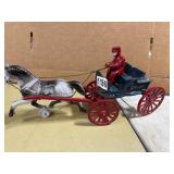 16-Inch Cast Iron Horse Wagon