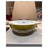 Pyrex Mixing Bowls with Green Floral