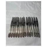 Royal Danish Sterling Handle Knives Set