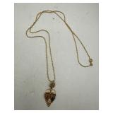 Black Hills 10k Gold Tri-Color Necklace