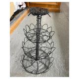 16-Inch Black Wire Display Stand