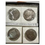 Spanish Silver Shipwreck Coins Set