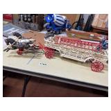 30-Inch Cast Iron Firetruck with Horses
