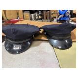Two Keystone Police Caps Hats