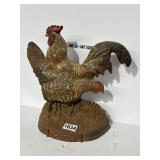 16-Inch Metal Rooster Doorstop
