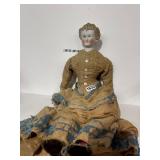 22-Inch Antique Porcelain Doll