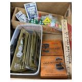 Stencils, Dice, and Ruler