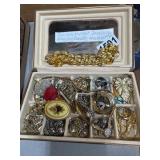 Costume Jewelry Lot in Box