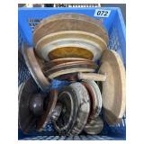 Wooden and Ceramic Plate Forms