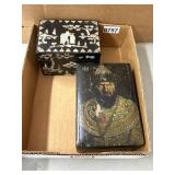 Two Handcrafted Decorative Boxes