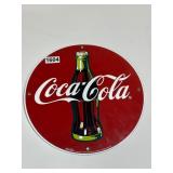 12-Inch Coca-Cola Metal Sign