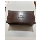 Wooden Storage Box With Monogram