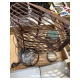 Vintage Metal Items With Texaco Can