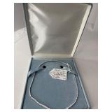 Sterling CZ Epiphany Tennis Necklace