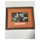 Framed Photo With Signature Display