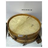 Wood and Leather Snare Drum