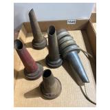 Vintage Metal Funnels