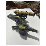 Two Miniature Model Cannons