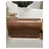 Wooden Sewing Machine Case