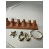 Sterling Silver Jewelry Lot with Rings