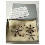 Sterling Silver Martin Lasak Brooch & Earrings