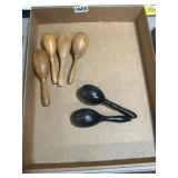 Wooden Maracas in Natural Finish