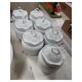 Limoges France Porcelain Jars