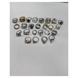 25 Costume Jewelry Rings