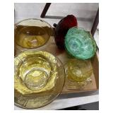 Colored Glass Tableware