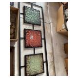 Decorative Wall Art With Metal Frame