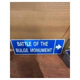 6ï¿½ Battle of the Bulge Monument Sign
