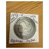 1892-O Morgan Silver Dollar Coin