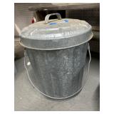 14ï¿½ Galvanized Metal Trash Can