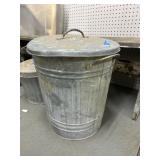 17ï¿½ Galvanized Steel Trash Can