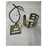 Sterling Silver 925 Necklace and Bracelet