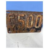 1941 New Jersey License Plate