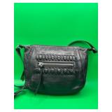 Joelle Hawkins Black Leather Handbag