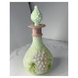 Fenton Handpainted Glass Decanter 12ï¿½ï¿½