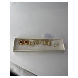 5 Swarovski Crystal Earrings