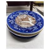 English Transferware Plates