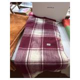 Pearce Wool Blanket, Plaid Design