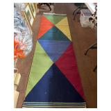 Handwoven Geometric Wool Runner Rug